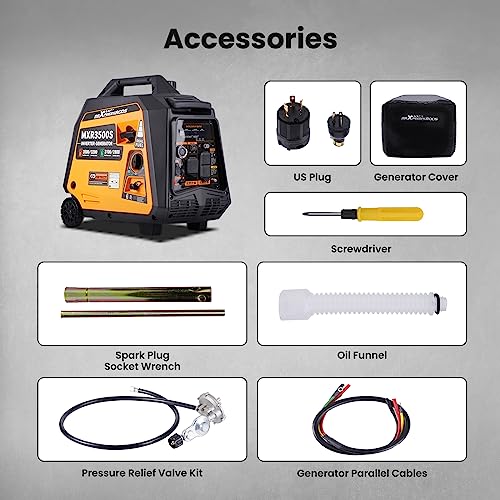 3500W Dual Fuel Inverter Generator for RV Camping
