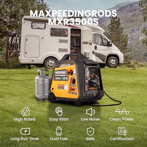 3500W Dual Fuel Inverter Generator for RV Camping