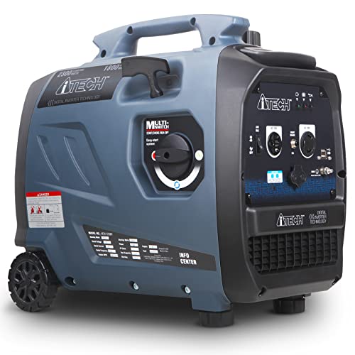 A-ITECH 2300W Portable Inverter Generator - Super Quiet
