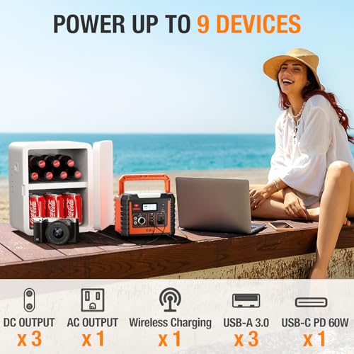 EBL Portable Power Station 300 - Pure Sine Wave