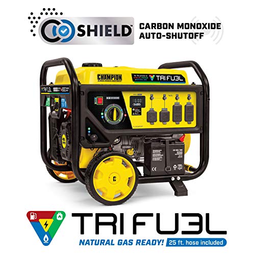 Champion Power Equipment 10,000/8,000-Watt TRI Fuel Portable Generator