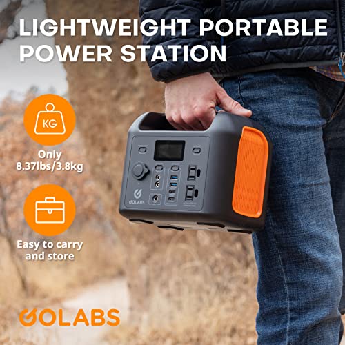 GOLABS R300 Portable Power Station, 299Wh LiFePO4 Battery
