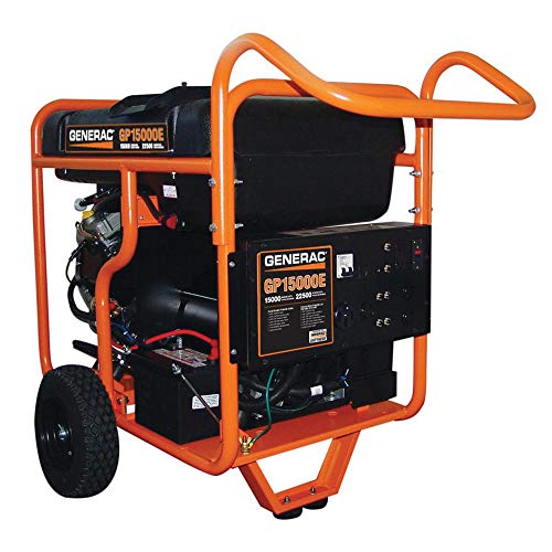 Generac GP15000E: 15000-Watt Gas-Powered Portable Generator