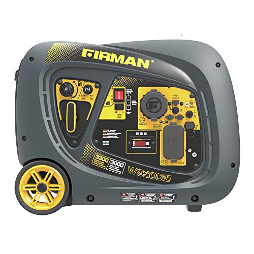 FIRMAN Inverter Generator, 3300W, 9hr Run Time