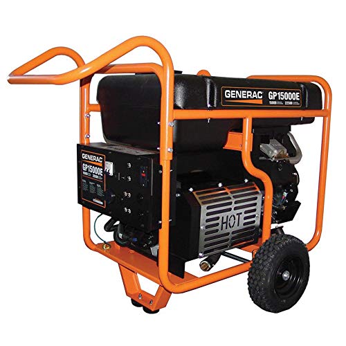 Generac GP15000E: 15000-Watt Gas-Powered Portable Generator