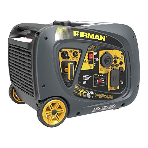 FIRMAN Inverter Generator, 3300W, 9hr Run Time
