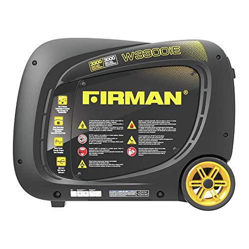 FIRMAN Inverter Generator, 3300W, 9hr Run Time