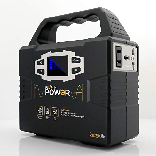 SereneLife Portable Generator - 150Wh Power Station