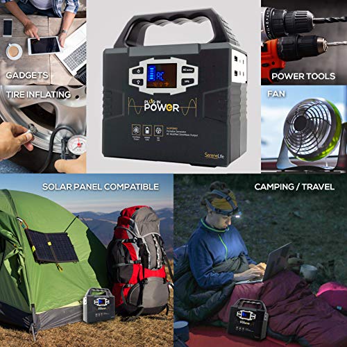 SereneLife Portable Generator - 150Wh Power Station