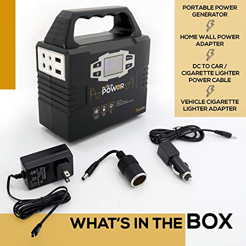 SereneLife Portable Generator - 150Wh Power Station