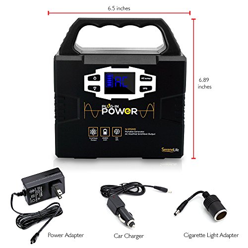 SereneLife Portable Generator - 150Wh Power Station