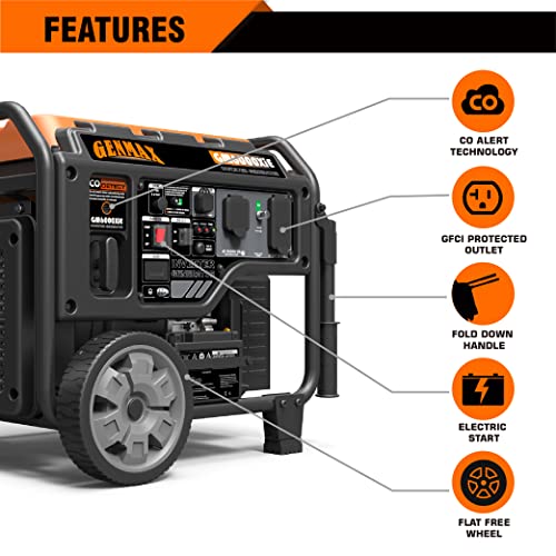 GENMAX Inverter Generator - 6000W Gas Powered