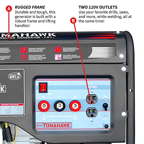 TOMAHAWK Portable Inverter Generator - 2,200 Watts
