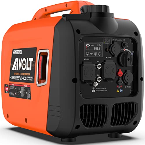 AIVOLT 4300W Inverter Generator: Super Quiet & RV-Ready