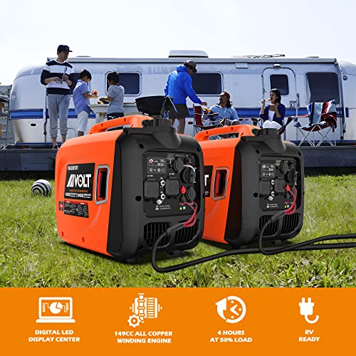 AIVOLT Inverter Generator 4300W Gas-Powered Portable Generator