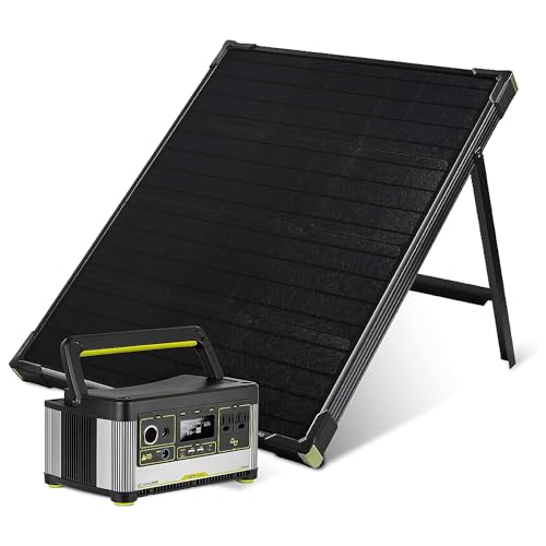 Goal Zero Yeti 500X: Portable Solar Generator + Boulder 50