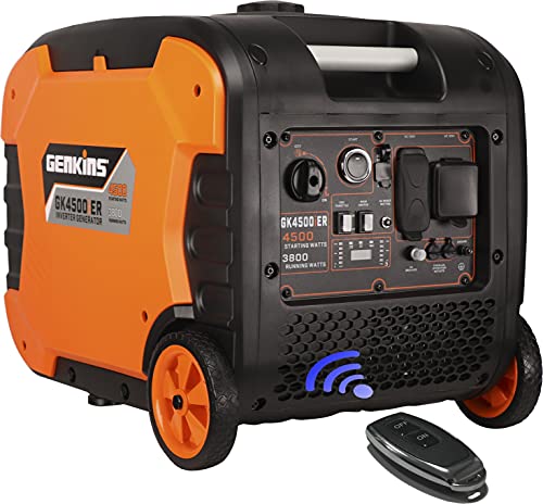 GENKINS 4500W Inverter Generator: Quiet & RV Ready