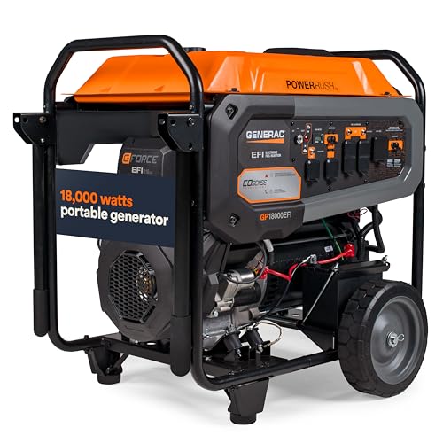 Generac 7706 GP18000EFI Portable Generator with EFI Engine