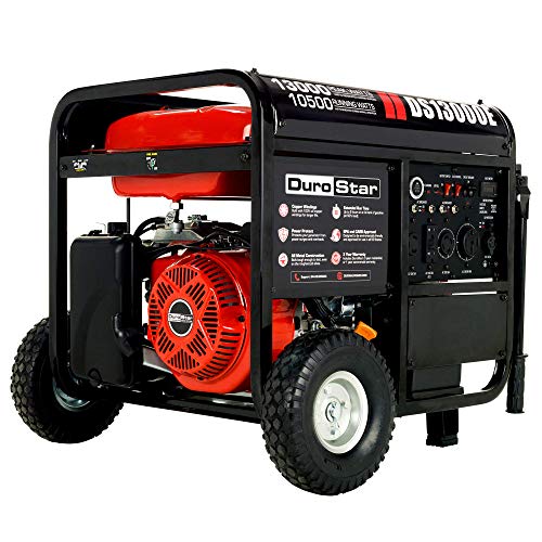 DuroStar DS13000E Portable Generator - 13000W, Electric Start