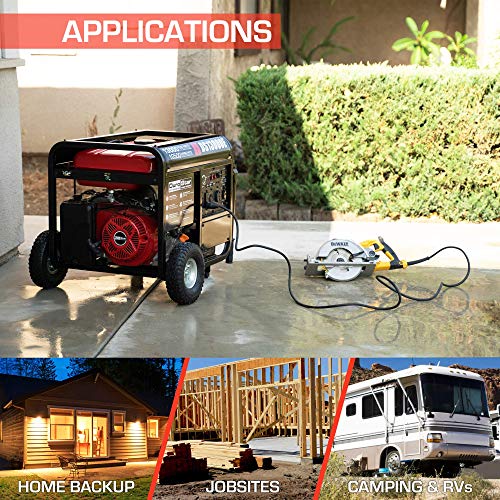 DuroStar DS13000E Portable Generator - 13000W, Electric Start