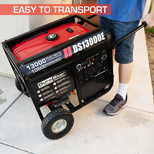DuroStar DS13000E Portable Generator - 13000W, Electric Start