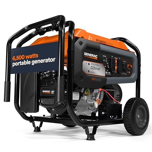 Enhanced 6500W Gas Portable Generator - Reliable Backup