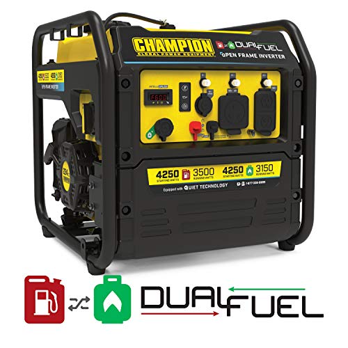 Champion Dual Fuel 4250-Watt Inverter Generator