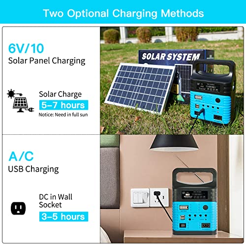 UPEOR Portable Solar Power Generator - 8000mAh