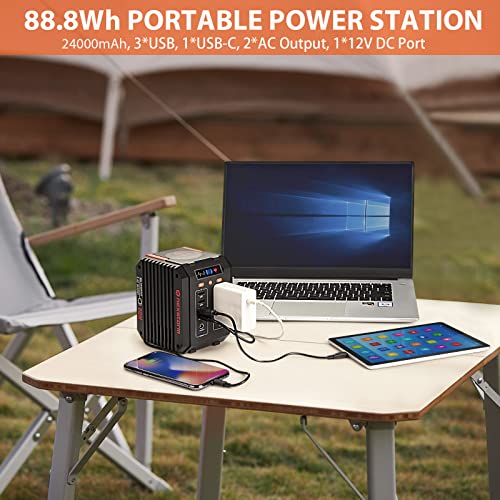 Portable Power Station with Upgraded Lithium Battery