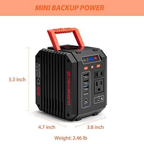 Portable Power Station with Upgraded Lithium Battery