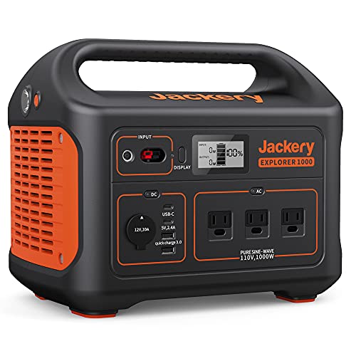 Jackery Explorer 1000: Powerful Portable Solar Generator