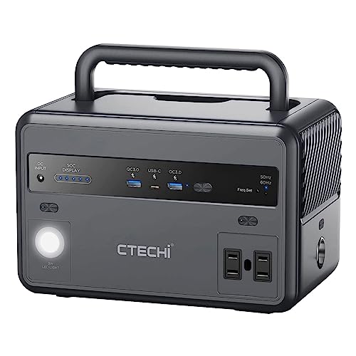 300W Portable Power Station with Solar Generator for Emergencies, Outdoor Activities