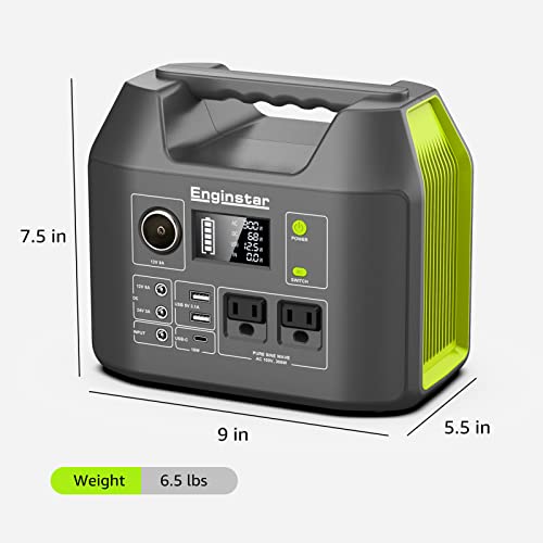 EnginStar 300W Solar Generator: Portable Power for Camping