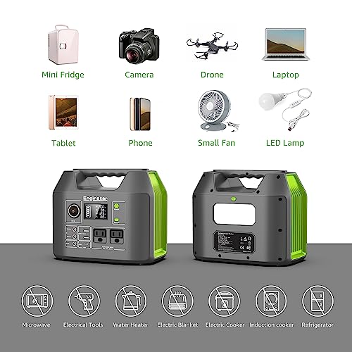 EnginStar 300W Solar Generator: Portable Power for Camping