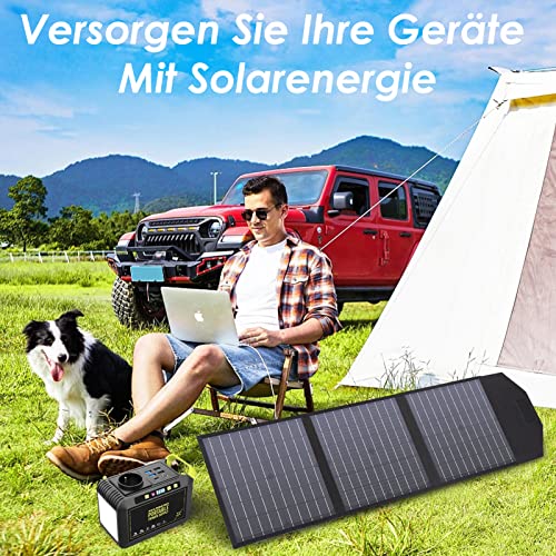 MARBERO Foldable 60W Solar Panel for Portable Power Station