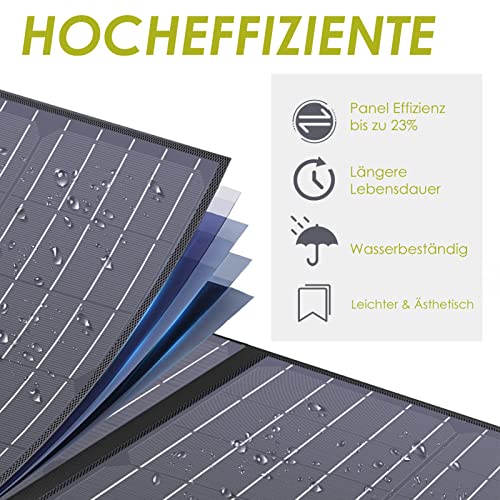 MARBERO Foldable 60W Solar Panel for Portable Power Station