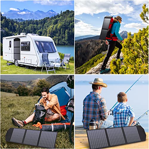 MARBERO Foldable 60W Solar Panel for Portable Power Station