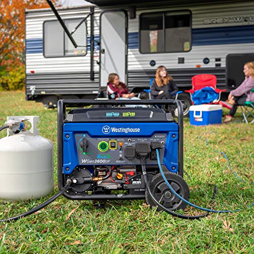Westinghouse Dual Fuel Portable Generator - 4650 Peak Watts