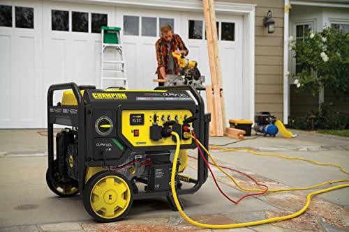 Champion Dual Fuel Portable Generator, Electric Start