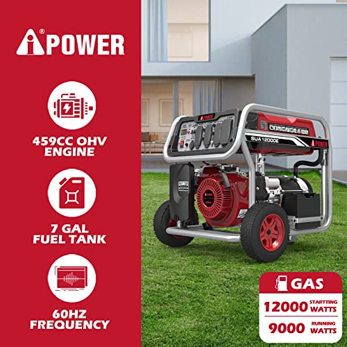 A-iPower SUA12000E - 12000 Watt Portable Generator