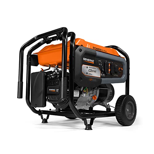Generac GP8000E 8,000-Watt Electric-Start Portable Generator