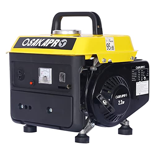 900W Portable Gas Powered Generator for Camping