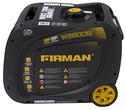 Firman Portable Gas Generator: 3300/3000 Watt Recoil Start