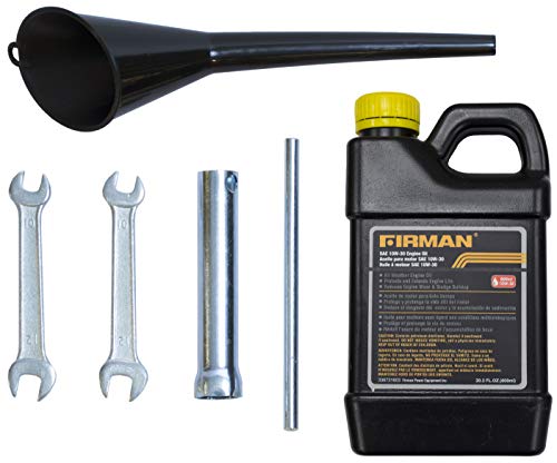 Firman Portable Gas Generator: 3300/3000 Watt Recoil Start