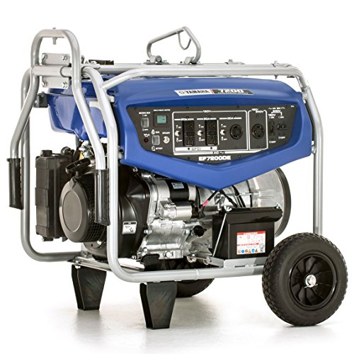 Yamaha EF7200DE Gas Powered Portable Generator, 7200W