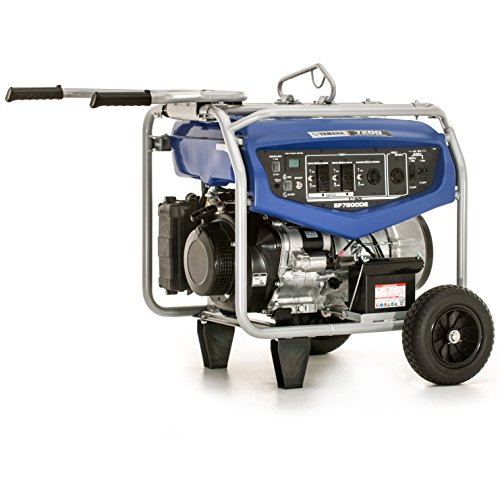 Yamaha EF7200DE Gas Powered Portable Generator, 7200W