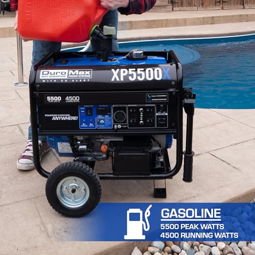 DuroMax XP5500X 5,500-Watt Electric Start Portable Generator