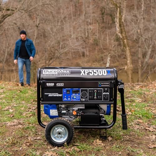 DuroMax XP5500X 5,500-Watt Electric Start Portable Generator