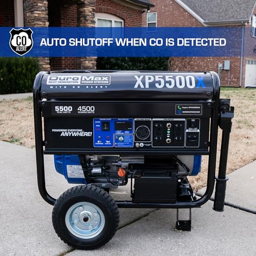 DuroMax XP5500X 5,500-Watt Electric Start Portable Generator