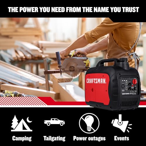 Craftsman 3,000-Watt Gas Portable Generator - Powerful & Versatile